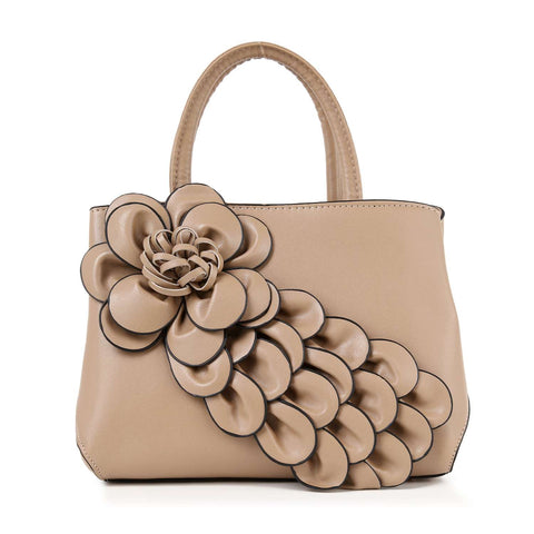 Raised Floral Hand Tote