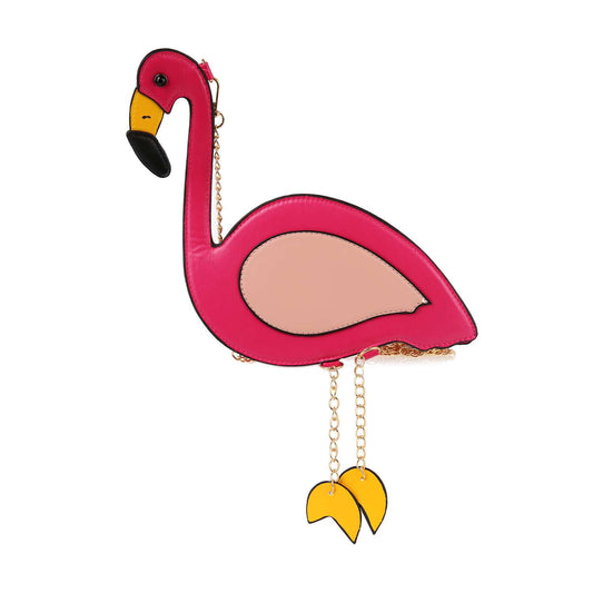 Flamingo Shaped Shoulder Bag