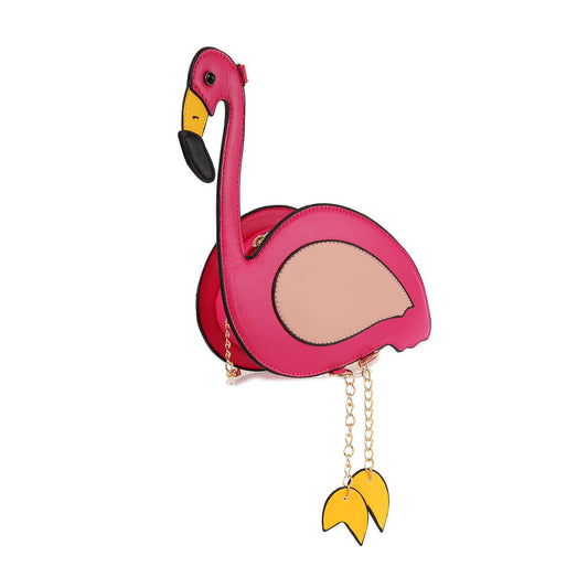 Flamingo Shaped Shoulder Bag