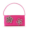 Rhinestone Knotted Flower Design Evening Bag