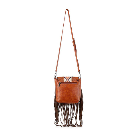 Western Tooled Design Shoulder Bag