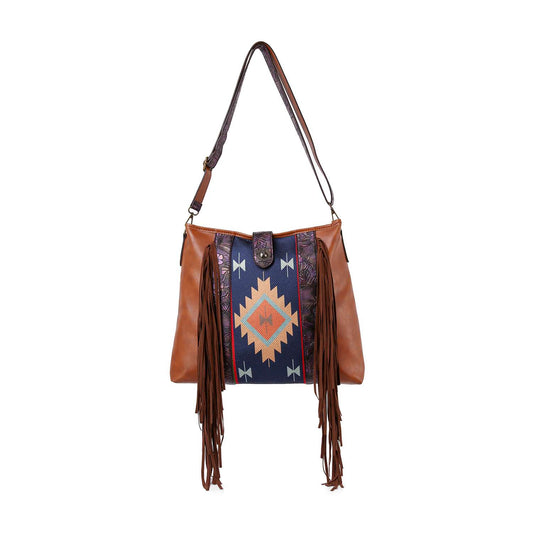 Western Fringe Design Large Shoulder Bag