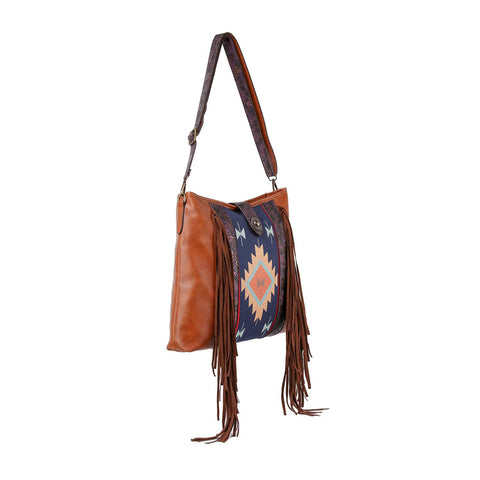 Western Fringe Design Large Shoulder Bag