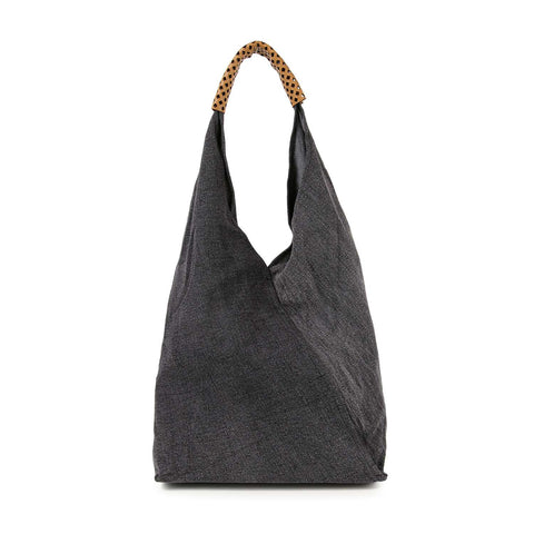 Canvas Denim Tall Shoulder Bag