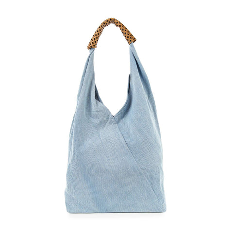 Canvas Denim Tall Shoulder Bag