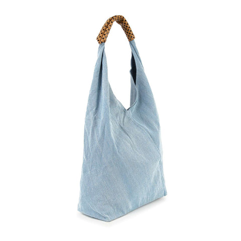 Canvas Denim Tall Shoulder Bag