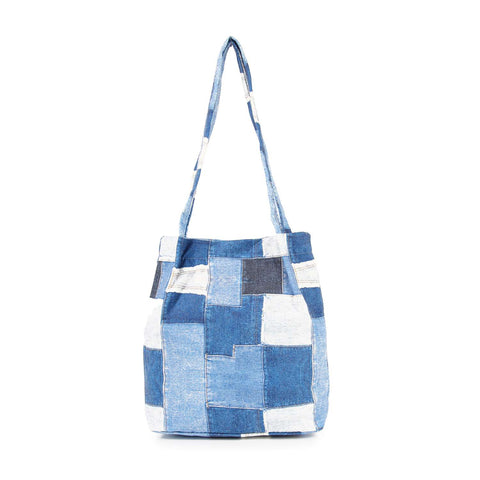 Patchwork Canvas Shoulder Bag