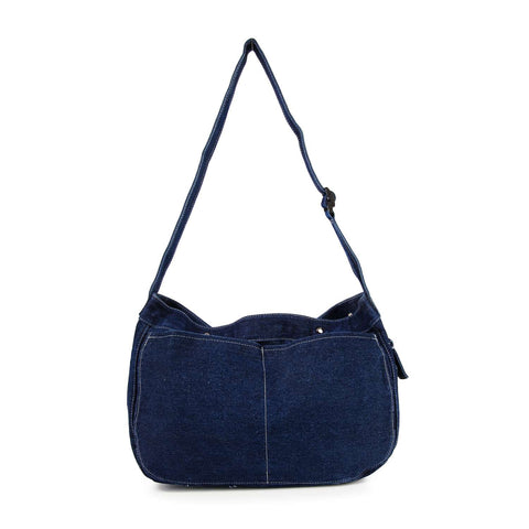 Canvas Denim Shoulder Bag