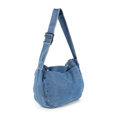 Canvas Denim Shoulder Bag