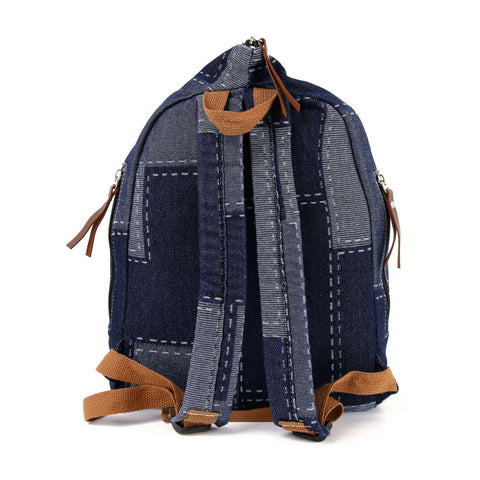 Patchwork Denim Fashion Backpack