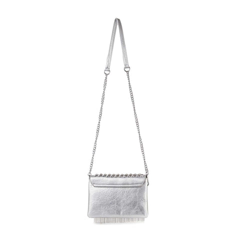 Beaded Fringe Studded Bling Shoulder Bag