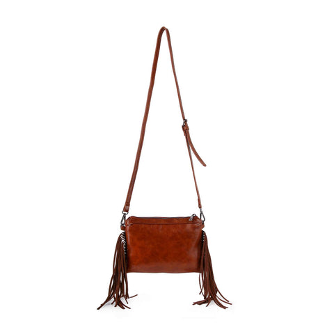 Western Tooled Embossed Shoulder Bag