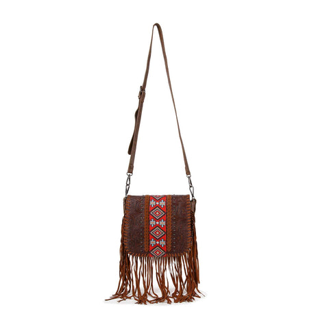 Western Design Fringed Shoulder Bag