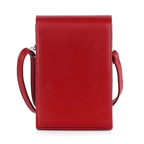 Decorative Cross Accented Petite Crossbody Bag
