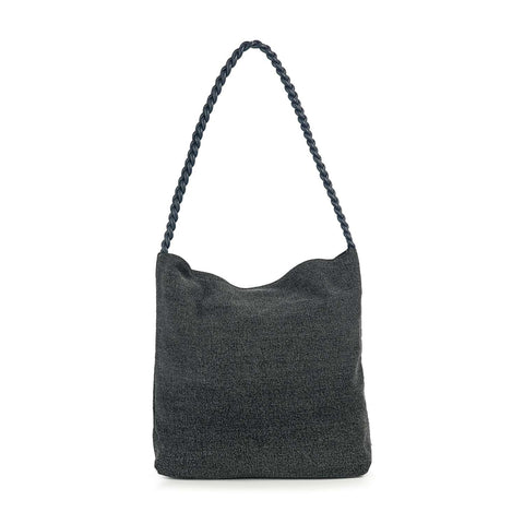 Sequin Floral Design Hobo Handbag