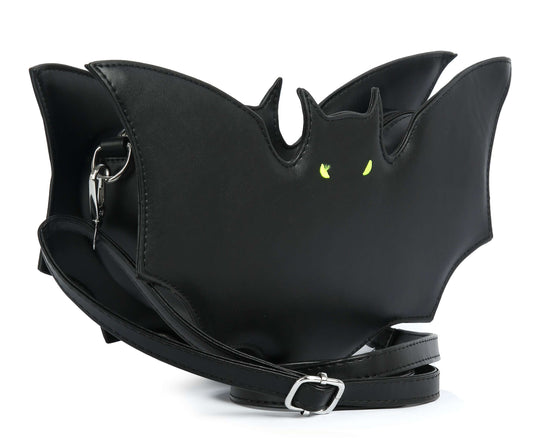Black Bat Crossbody Bag
