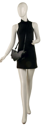 Black Bat Crossbody Bag