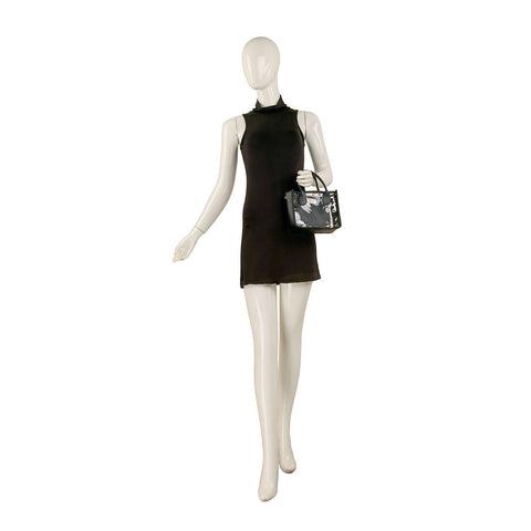 Chain Accent Clear Tote Bag Set