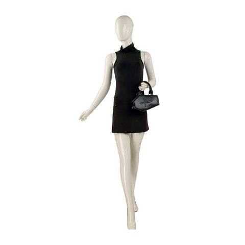 Coffin Design Top Handle Fashion Bag