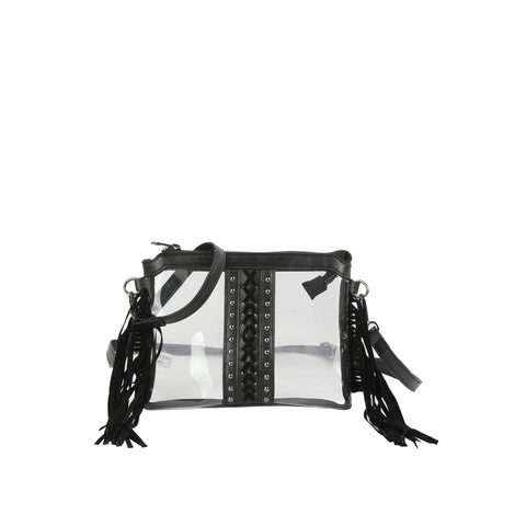 Western Fringe Clear Stadium Crossbody