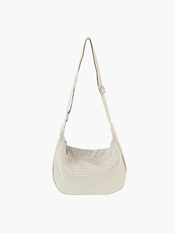 Pinstripe Classic Hobo Handbag