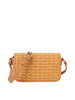 Woven Front Flap Design Shoulder Bag