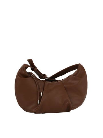 Pleated Hobo Style Shoulder Bag