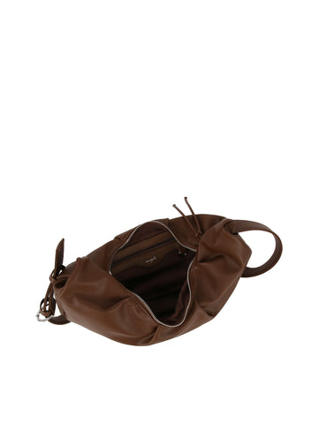 Pleated Hobo Style Shoulder Bag