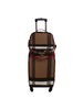 Signature Plaid Print Two Piece Travel Bag Set