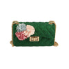 Floral Accented Petite Jelly Shoulder Bag