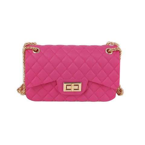 Chain Handle Quilted Jelly Bag