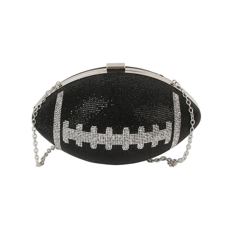 Rhinestone Bling Football Bag