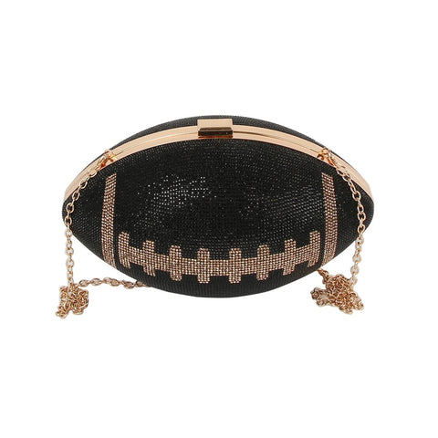 Rhinestone Bling Football Bag