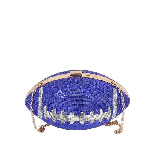 Rhinestone Bling Football Bag
