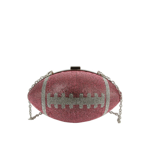 Rhinestone Bling Football Bag