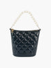 Pearl Handle Crossbody Hobo Handbag