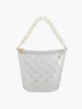 Pearl Handle Crossbody Hobo Handbag