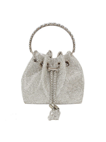 Rhinestone covered petite evening bag