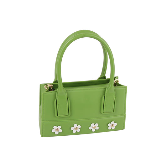 Daisy Accented Petite Tote