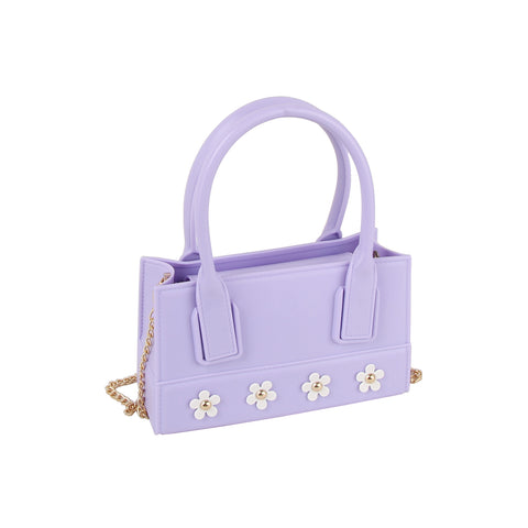 Daisy Accented Petite Tote