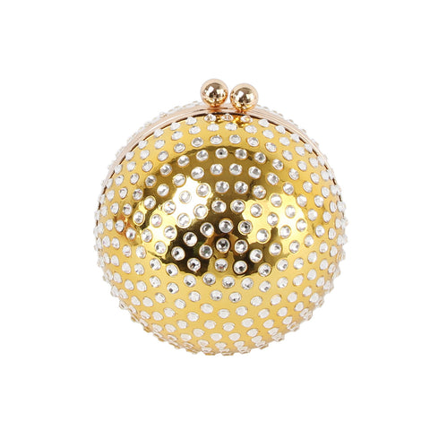 Unique Rhinestone Sphere Evening Bag