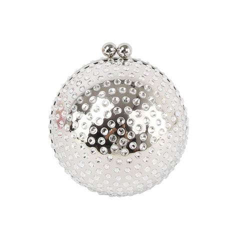 Unique Rhinestone Sphere Evening Bag