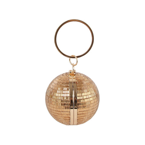 Crystal Disco Ball Evening Clutch