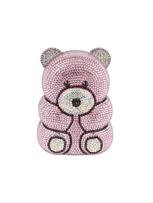 Crystal Teddy Bear Clutch