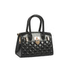 Quilted Jelly Heart Lock Satchel