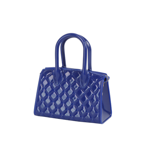 Quilted Jelly Heart Lock Satchel