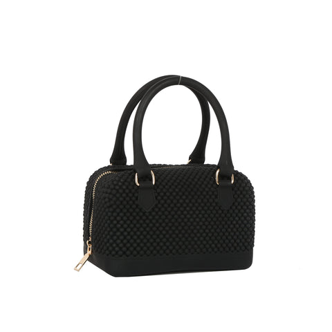 Beaded Petite Satchel Crossbody