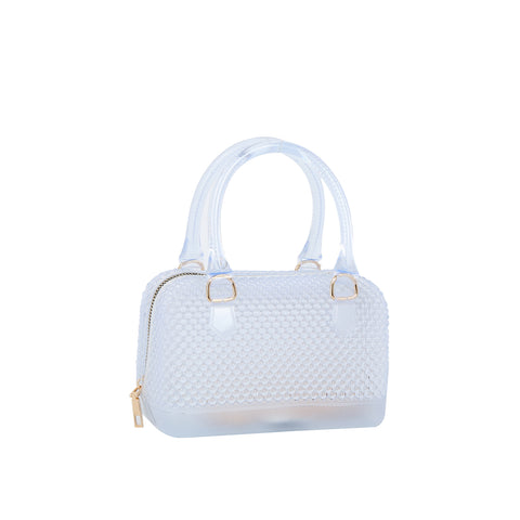 Beaded Petite Satchel Crossbody