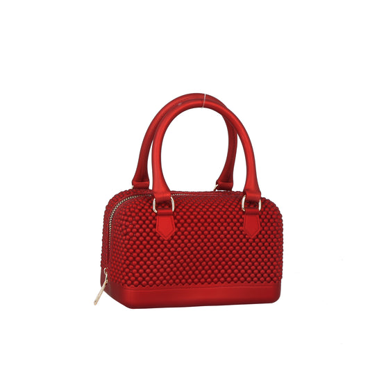 Beaded Petite Satchel Crossbody