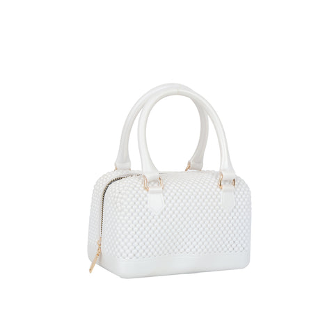 Beaded Petite Satchel Crossbody